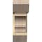 Ekena Millwork Balboa Slat Rough Sawn Bracket w/ Offset Brace, Douglas Fir, 8"W x 22"D x 22"H BKT0806X22X22BOA06RDF - alternate 2